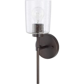 HomePlace 628511BZ-449 Greyson Wall Sconce, 1-Light 100 Watts, Bronze