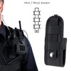 tee-uu COM TAC Digital Radio Holster Black | Padded Device