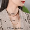 FindChic Women's Choker Snake Chain Necklace 32 cm 38 cm