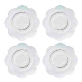 ZAAWUUT 30 Pieces Castor Oil Patches,Portable Castor Oil Wrap Cover for Belly Button,Disposable Self-Adhesive Pad (Oil Not Included)