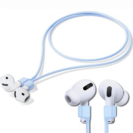 Inesore 1 Pack AirPod Strap with Magnetic,AirPod Lanyard Anti-Lost Cord for Sports Anti-Loss,Air Pods Accessories Compatible with AirPods 4, Air Pod Pro 2/1, Air Pod 3/2/1 -Sky Blue