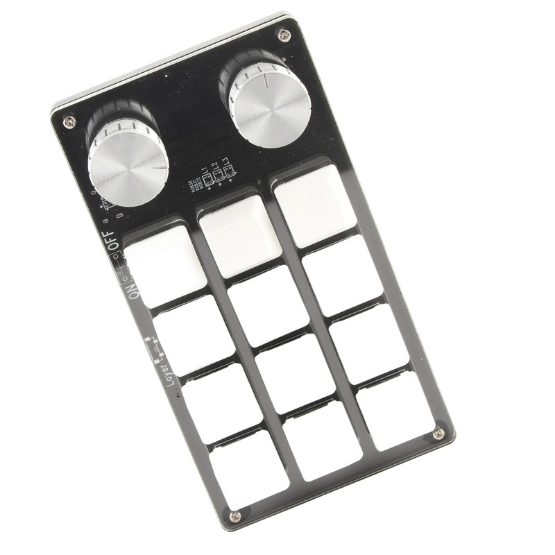 One Handed Macro Mechanical Keyboard 12 Key Multifunction DIY Programmable