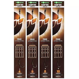 Korda Dark Matter Rig Size 6B Wide Gape Barbless