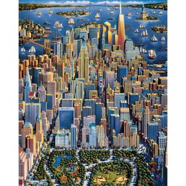 Jigsaw Puzzle - New York City 1000 Pc By Dowdle Folk Art by Dowdle Folk Art