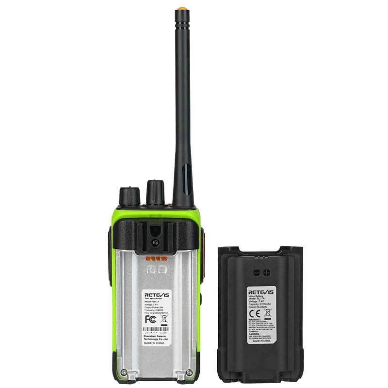 Retevis RB17A Two Way Radios Long Range,GMRS Walkie Talkies,Repeater Capable,2200mAh,