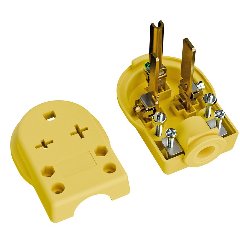 Nema 6-50P Welder Plug,50 Amp 250 Volt Plug, Plugrand 3