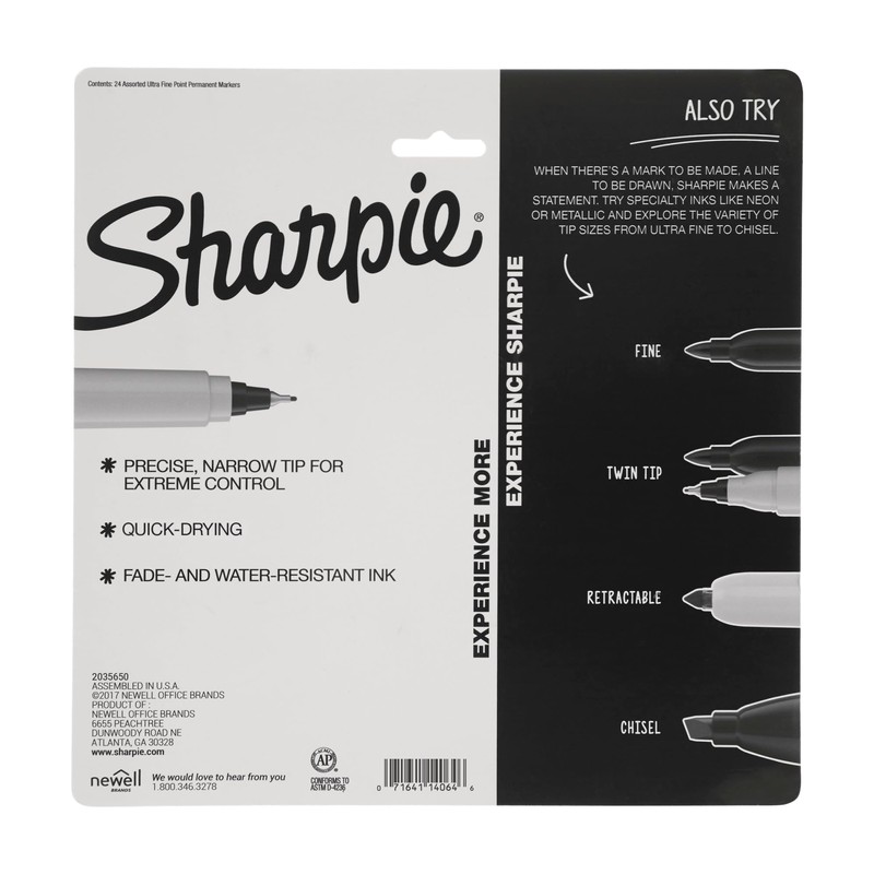 Sharpie Permanent Markers, Ultra Fine Point, Cosmic Color, Limited Edition,