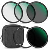 NEEWER 58mm Magnetic ND Lens Filter Kit, ND4 ND8 ND64