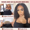 Bob Wig Human Hair Deep Wave Glueless Wigs Human Hair