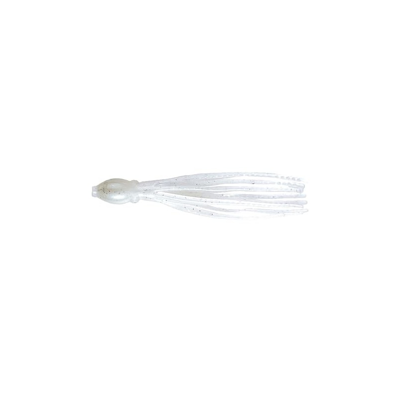 Nikko Kasei H210295 Super Octopus Bait, 3.5 Inch, Shine White