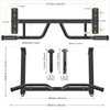 Kipika 32" Ceiling Mounted Pull Up Bar - Heavy Duty,
