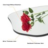 BOMINICA Irregular Wall Mirror Asymmetrical Mirror Frameless for Bathroom Living