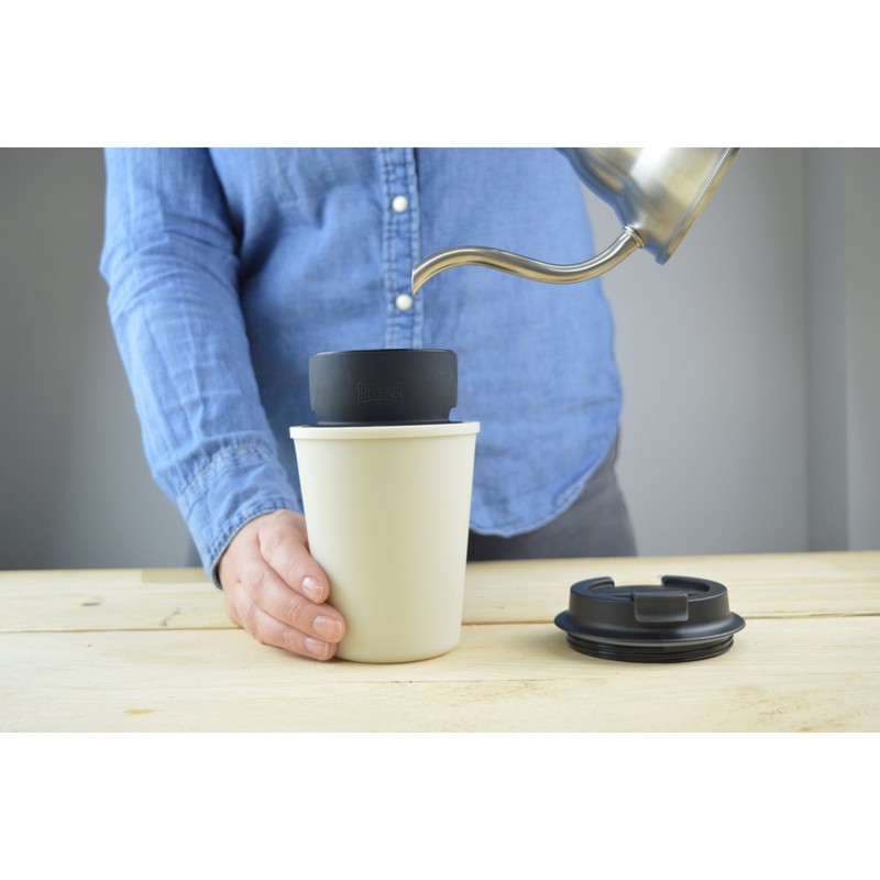 Rivers Plastic Wall Mug, Sleek, Beige