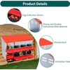 Chicken Nesting Boxes, 8 Compartments Metal Hens Egg Laying Box