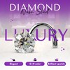 FreshTrends Diamond Nose Ring – 18G 2mm (0.03 ct. tw)
