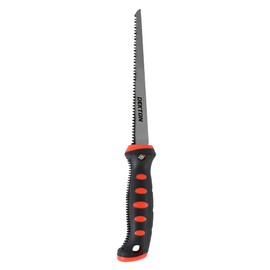 Dekton Jab Saw-Extra-Sharp Teeth and Pointed End for Piercing Plasterboard| Ideal for Fitting Sockets & Down Lights| Large, Comfortable, Soft Grip Handle| Excellent for Wood, Plastic, Drywall Cutting