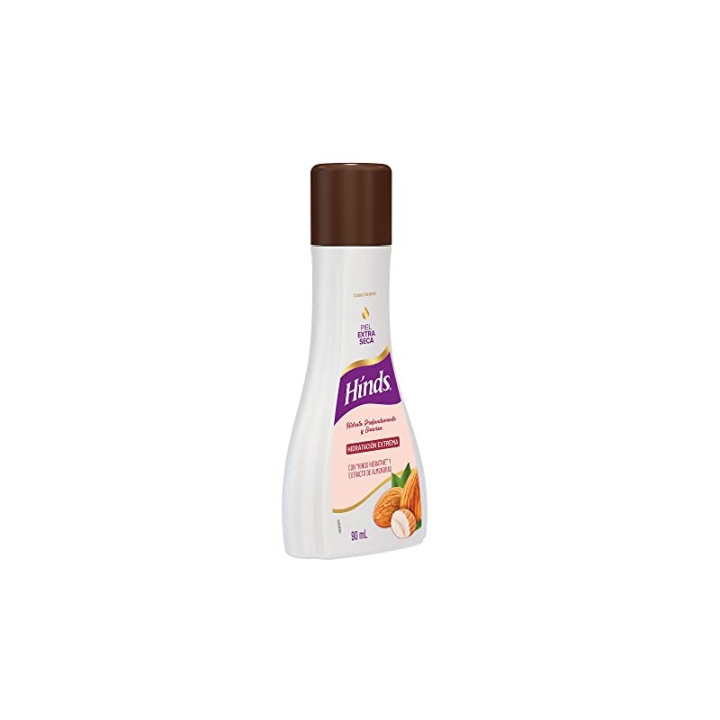 HINDS Crema Corporal Hidratacin Extrema Almendras, 90 ml Enriquecida con