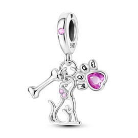 Hapour 925 Sterling Silver Charms for Bracelets Necklace Butterfly Charms European Jewelry Dangle Beads for Women Mom