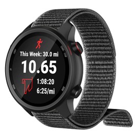 OVERSTEP Nylon Watch Band - Choice of Width -20mm 22mm Watch Bands, Hook & Loop Quick-Dry Woven Replacement Strap for Men Women