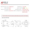 APIELE 10 Amp 16mm Latching Push Button Switch 12V Angel