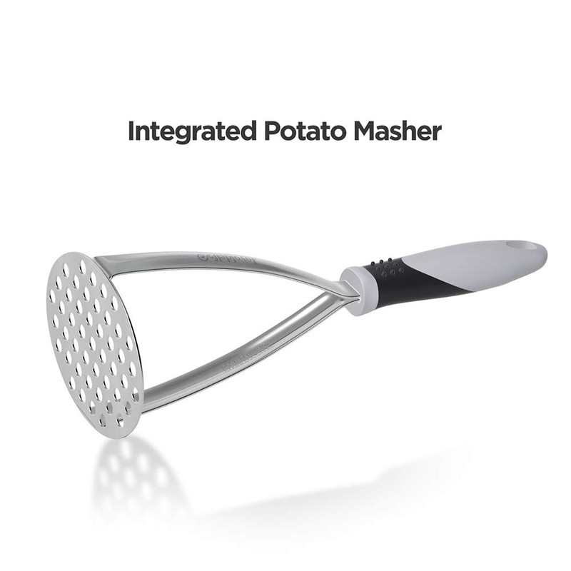 Potato Mashers, Joyoldelf Potato Masher Stainless Steel, Masher with Non-Slip