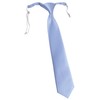 TigerTie Plain Children's Tie Pre-Tied with Elastic Band, lightblue