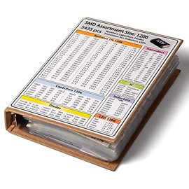 SMD 1206 Resistencias, Condensadores y Componentes Electrónicos Libro Surtido - 5435 piezas