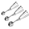 MEETOZ 3PCS Ice Cream Scoop, Premium Cookie Scoop Set, Small/Medium/Large