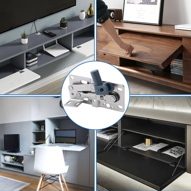 Replacement Pair of Soft Close Pivot Hinges LD-0220-50SC Cabinet Hinges