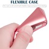 Lcyam Key Fob Cover Case Key Holder with Leather Keychain