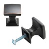 KOOFIZO 10 Pack Small Oil Rubbed Bronze Cabinet Knobs Rubbed