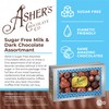 Asher's Sugar Free Chocolate Candy Assortment - Kosher, Keto, Milk