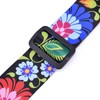 CLOUDMUSIC Tenor Concert Soprano Baritone Ukulele Strap Coloful Floral Pattern