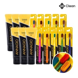 Geoclean Annazio Bad Breath Care Toothpaste 100g (6 packs) + Toothbrushes (10 packs) / 지오클린 안나지오 구취케어 치약 100g 6개 + 칫솔 10개입