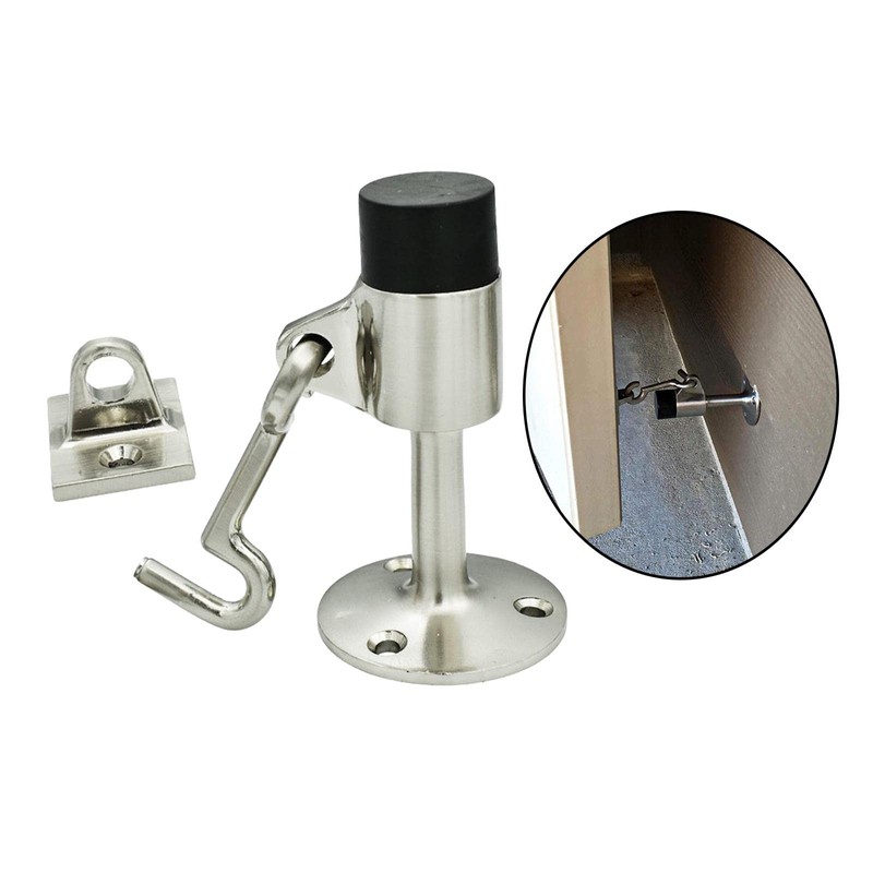 STARTIST Door Stopper Catch with Hook Damping Bumper Door Stopper