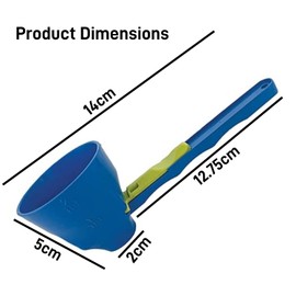 Wzenclave for Slide Scoop, Funnel Scoop Gym, Protein Powder Funnel, Pre Workout Scoop Funnel, Measuring Spoon Funnel,Powder Funnel Scoop with Longer Handle