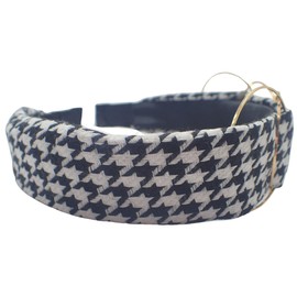 Topkids Accessories Velvet Ring Alice Bands Adult Women, Hair Accessories for Women, Hair Bands for Women, Thick Headband, Womens Headbands, Head Bands Adult Women, Wide Headbands (Black & White)