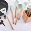 9PCS/Set Silicone Cooking Utensils Kitchenware Blue Kitchen Tool (Storage Bucket