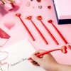YimeBand 12 Pieces Heart Shaped Pens Valentine's Day Heart Ballpoint