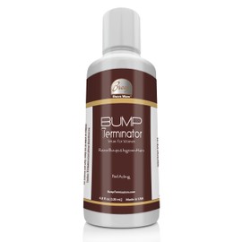 BUMP Terminator Razor & Shaving Bumps Remover Serum For Women | Ingrown Hair Treatment for Pubic Area with Glycolic Acid, Salicylic Acid, Tea Tree Oil| Bump Treatment for Bikini Bumps, 4oz (Pack of 1)