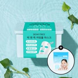 Deweytree [Dewytree] Pick&Quick Calming Full Mask 30-sheet special set (+10 cosmetic foot pads) / [듀이트리] 픽앤퀵 뽑아쓰는 카밍풀 마스크 30매 기획세트 (+화장발패드 10매)