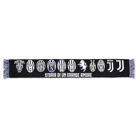 Juventus - Sciarpa Jacquard Loghi Storici, Prodotto Ufficiale