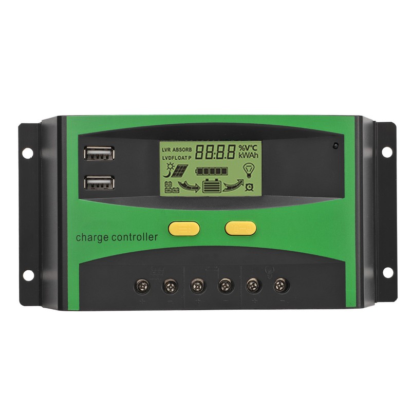 Solar Charge Controller Automatic Recognition LCD Screen Current Display Intelligent
