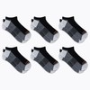 Merrell Recycled Cushion Low Cut Sock 6 Pair Pack, Black,