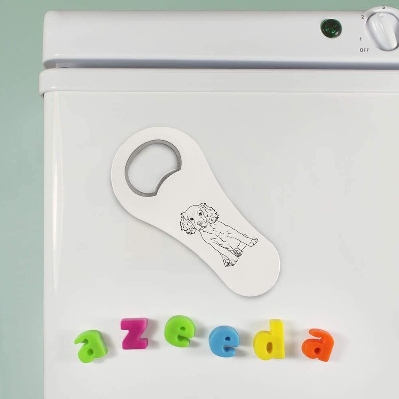 Azeeda 'Cocker Spaniel Puppy' Bottle Opener Fridge Magnet (BO00067669)