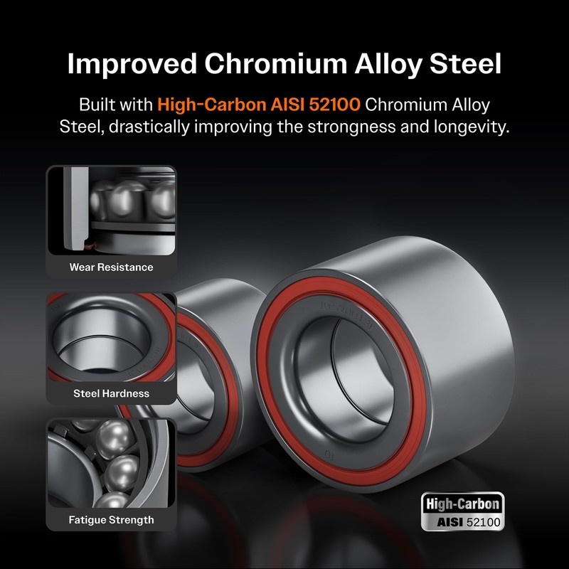 Kugel Rear Inner Wheel Bearing Race Set 70-A149 Replacement for