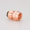 NJT Copper Tube TF Tech Touch Fitting (Copper Pipe Fitting for Water Supply and Hot Water Supply), Female Thread Adapter 1/2