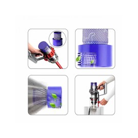 Pack of 3 Washable Replacement Filters Compatible with Dyson V10 Cyclone V10 Absolute V10 Animal V10 Total Clean SV12 (V10 Pack 3)