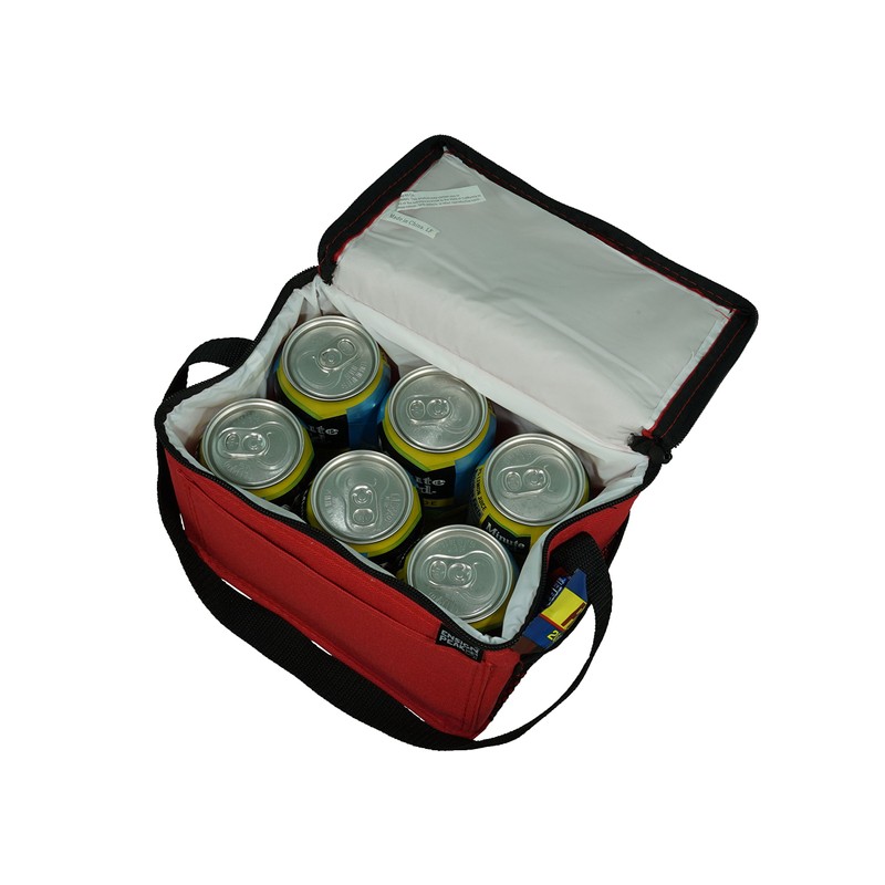 Insulated Lunch Cooler Bag, Red