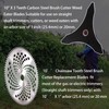 PLAXNS 10" x 3 Teeth Carbon Steel Brush Cutter Blades,10"